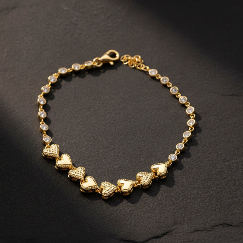 Herz Armband 925 Silber