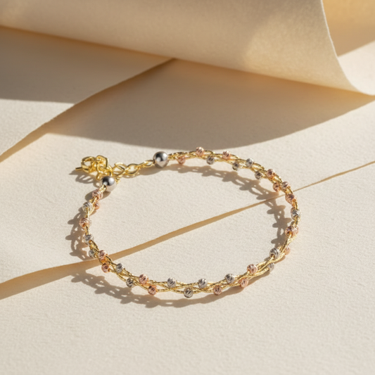 Dorika Armband Tricolor | 925 Silber