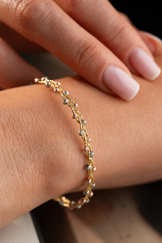 Dorika Armband Tricolor | 925 Silber