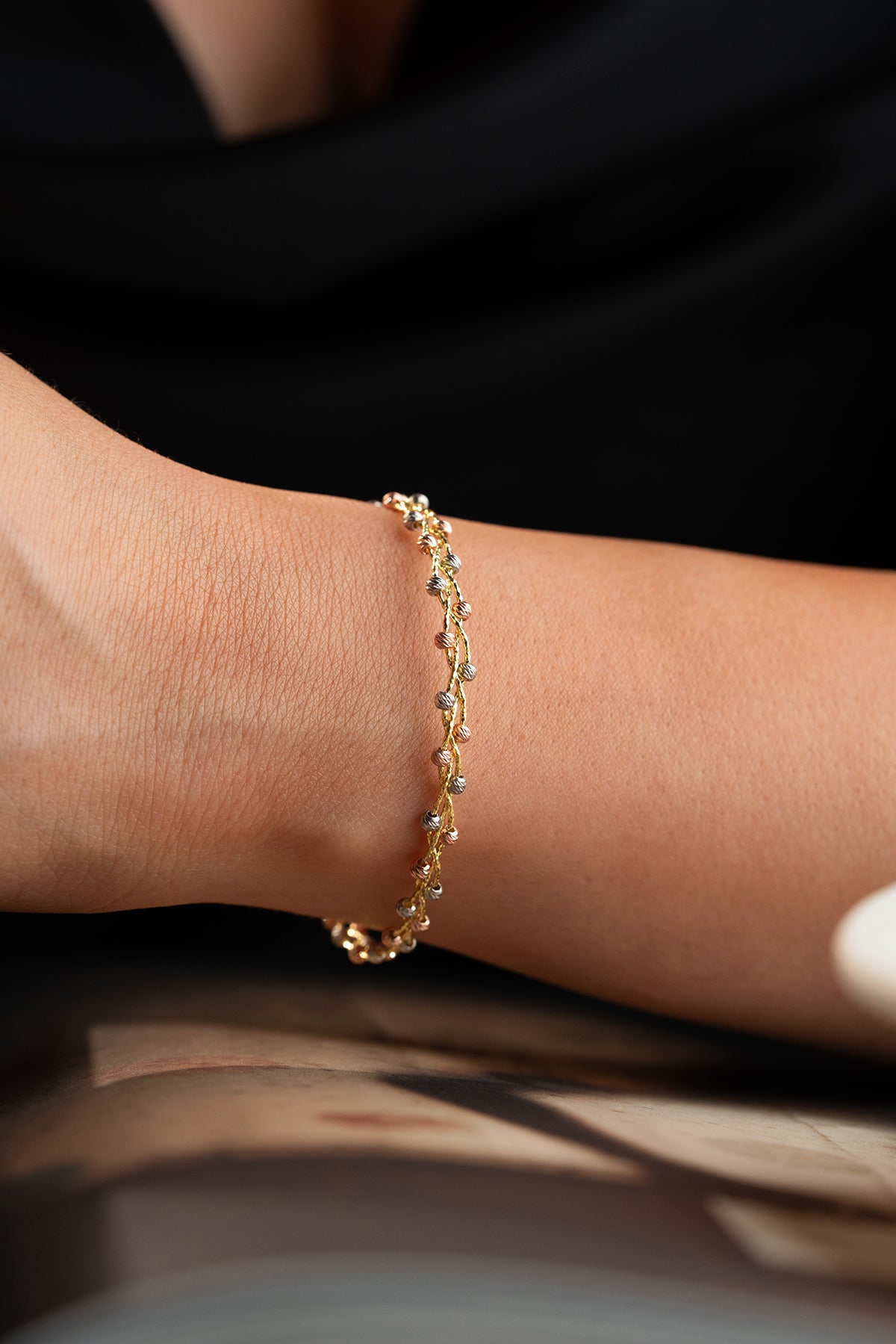 Dorika Armband Tricolor | 925 Silber