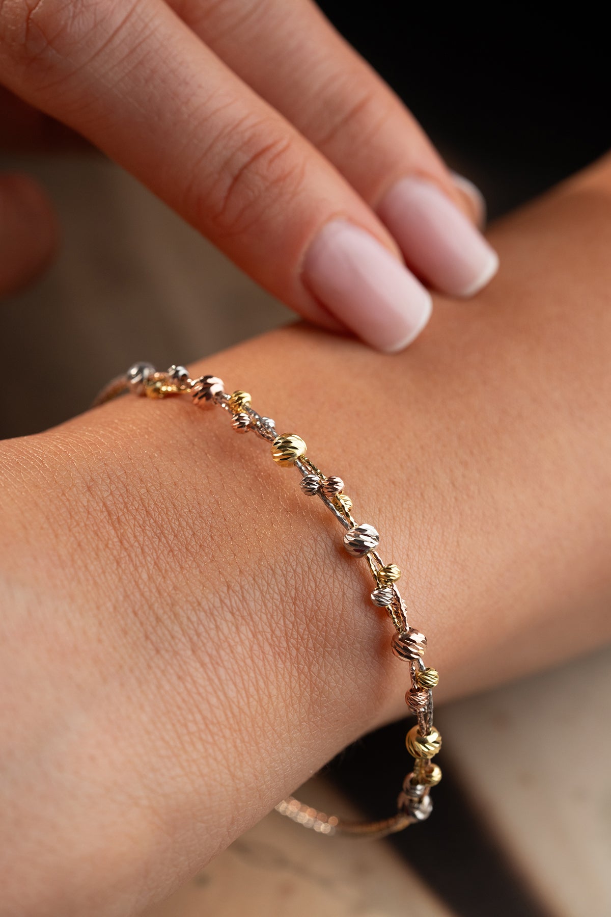 Dorika Armband Tricolor | 925 Silber