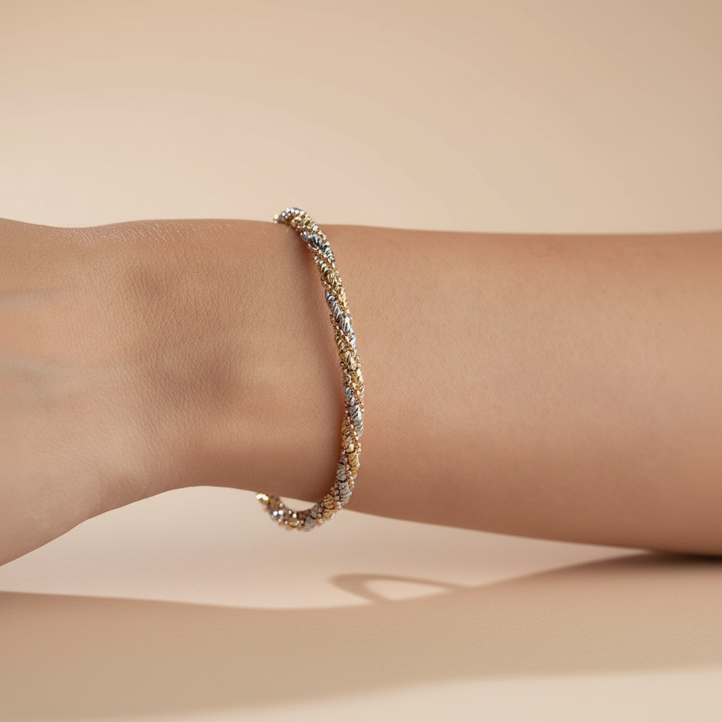 Bracelet Dorika | Argent 925 Trois Tons