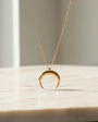 Rose Gold Hilal Model Kolye