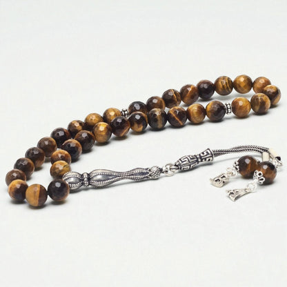 925 Set Silver Imamameli Kaplakgözü Stone