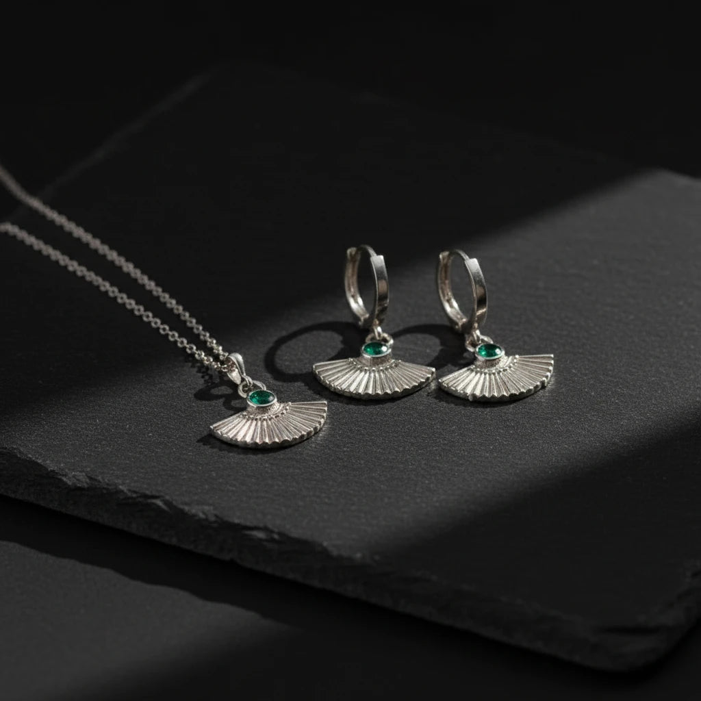Helia 925 Ayar Gümüş Set