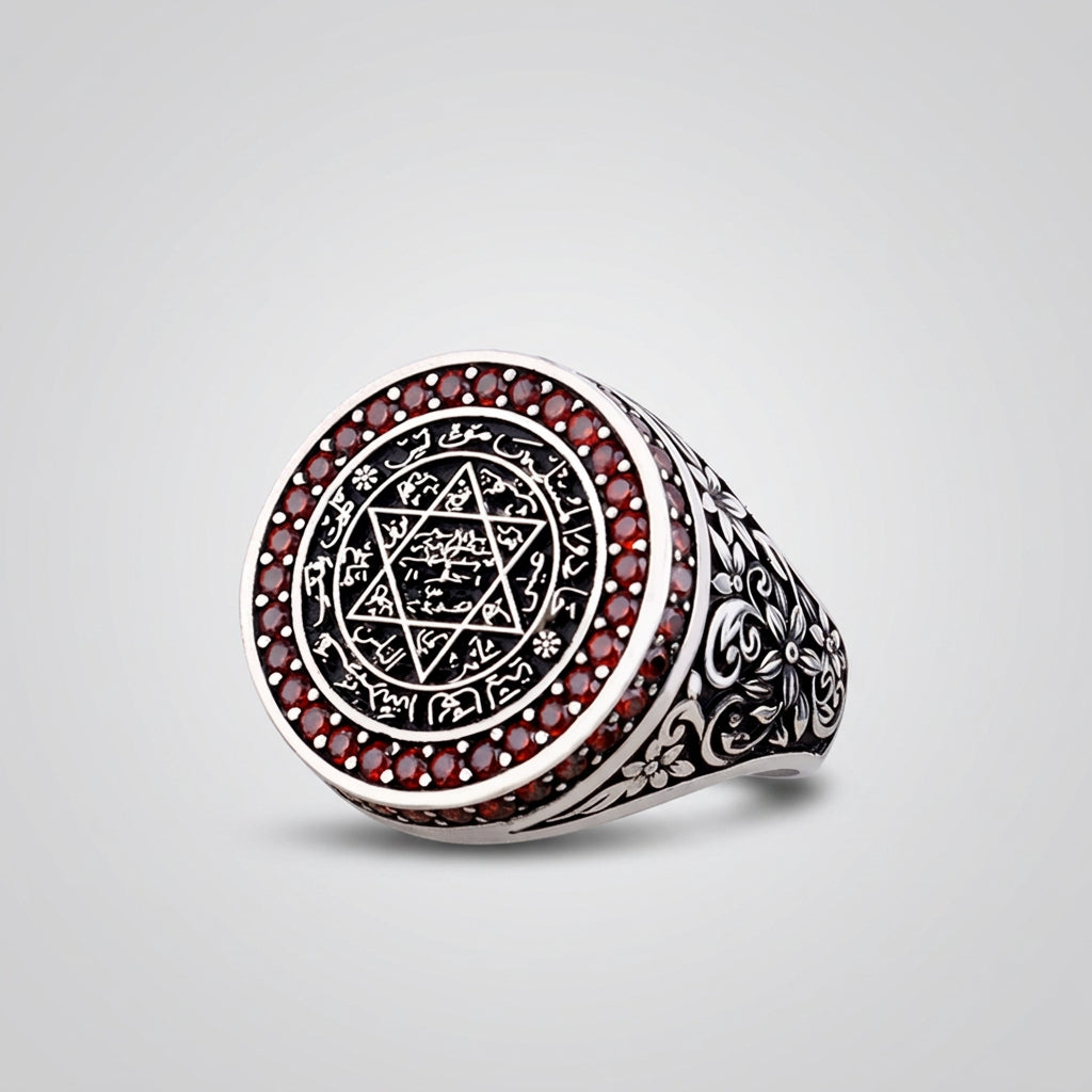 Siegel des Propheten Süleyman Herrenring | 925 Silber