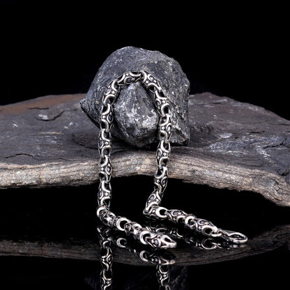 Travail à main 925 ensemble Silver Ayyildiz Motif Bracelet masculin