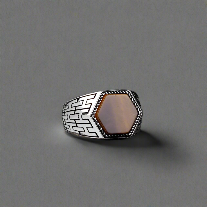 Tiger Eye Stone 925 Bague en argent sterling