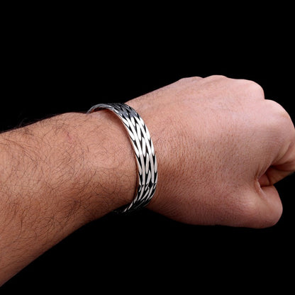 925 Bracelet à la pince en argent sterling