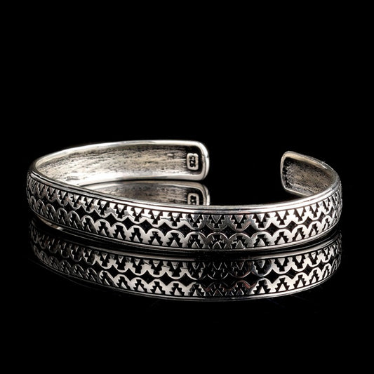 925 Sterling Silver Bangle Bracelet (10 mm)