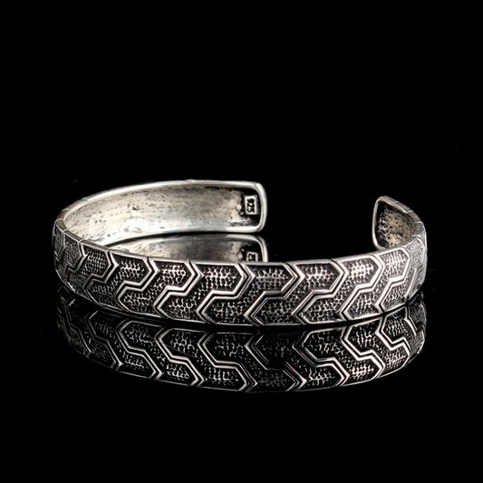 925 Sterling Silver Bangle Bracelet (10 mm)
