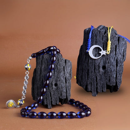 Bracelet de feu à blide de marine jaune