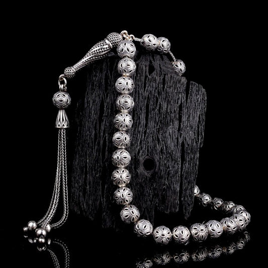 925 Sterling Silver Fizyon Model Misbaha (Wrist Size)