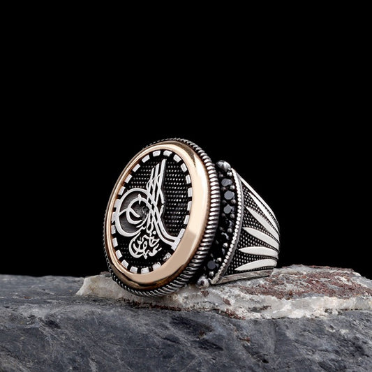 Ottoman Tugra 925s Silver Ring