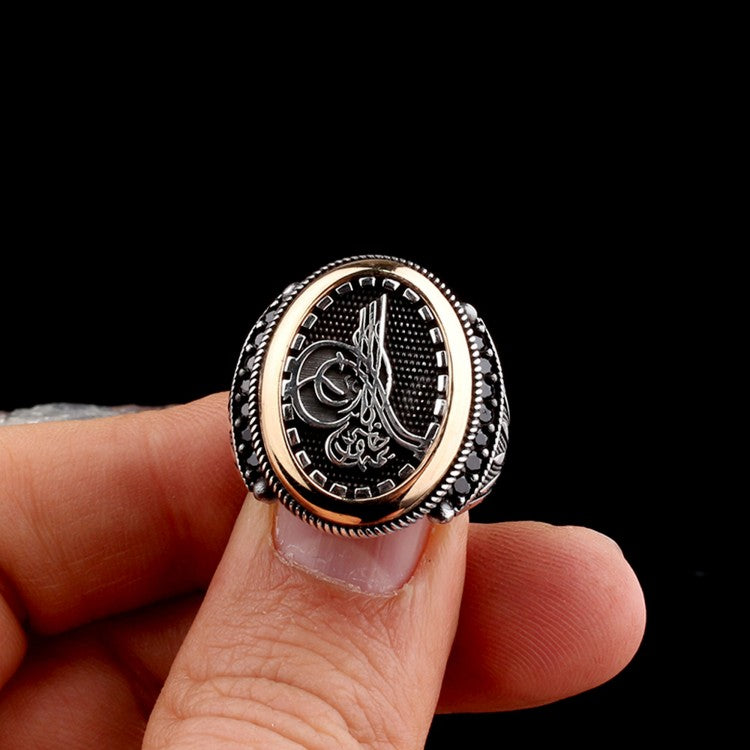 Ottoman Tugra 925s Silver Ring